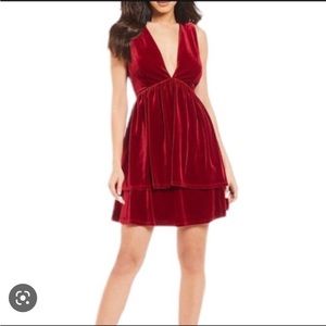 Red Velvet Dress